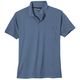 North Latitude Übergröße Poloshirt jeansblau melange