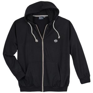 North Latitude schwarz Kapuzen-Sweatjacke XXL