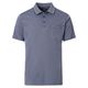 XXL CasaModa Polo easy care blau-silber melange
