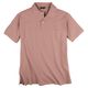 Redfield Basic Piqué Poloshirt rosa Übergröße