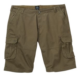 Replika by Allsize Cargo-Shorts oliv große Größen