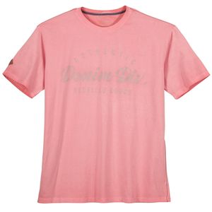 Redfield Used Look XXL T-Shirt rosa bedruckt