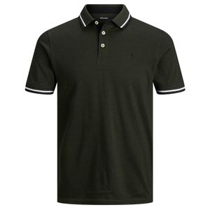 Jack&Jones Polo XXL JJEPAULOS dunkeloliv melange 