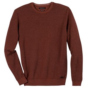 CasaModa XXL Pullover orange melange Strukturmuster 