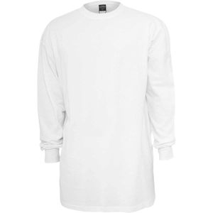 Urban Classics Langarmshirt weiß Übergröße