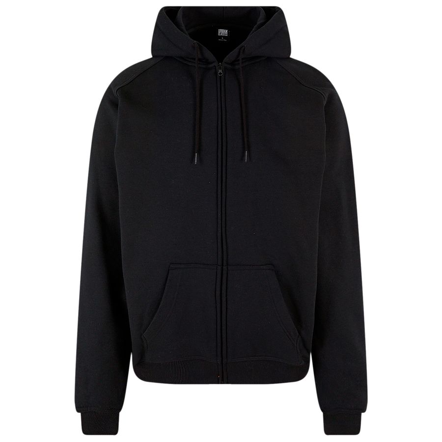 XXL Kapuzen Sweatjacke schwarz Urban Classics