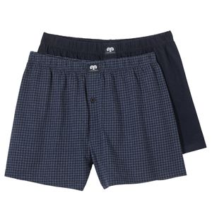 Ceceba 2er-Pack Boxershorts Übergröße navy/Hahnentritt