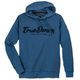 Redfield Kapuzen-Sweatshirt Übergröße blau True Denim