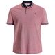 Jack & Jones Poloshirt Übergröße rot melange