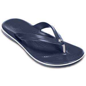 Crocs Flip Sandalen navy-weiß Übergröße Crocband™