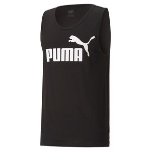 Puma Logodruck Tanktop Übergröße schwarz