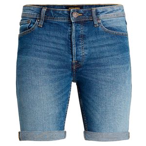 Stretch Jeans-Shorts Übergröße blau used Jack & Jones