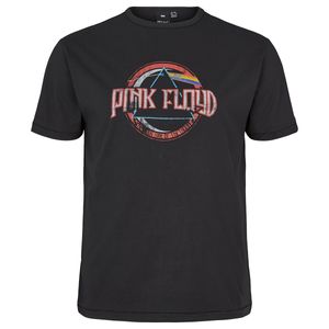 Replika T-Shirt Übergröße schwarz Print Pink Floyd