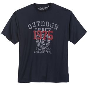 Adamo Fashion Übergrößen T-Shirt navy Outdoor Track