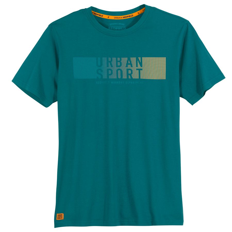 Redfield Übergrößen T-Shirt dunkelpetrol Urban Sport