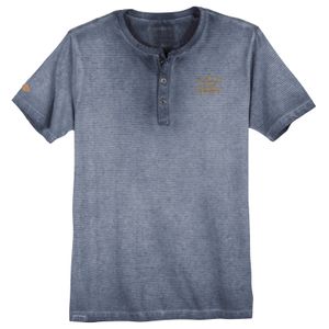 Redfield modisches XXL T-Shirt denimblau geringelt
