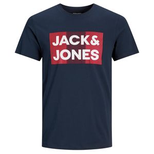 Jack & Jones Übergrößen T-Shirt Logoprint navy