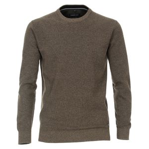 CasaModa Pullover XXL hellbraun melange Struktur