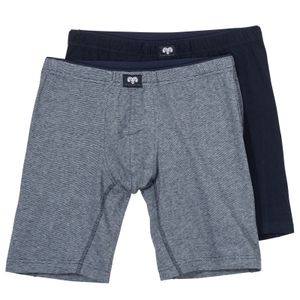 Ceceba 2er-Pack Longpants Übergröße navy/geringelt