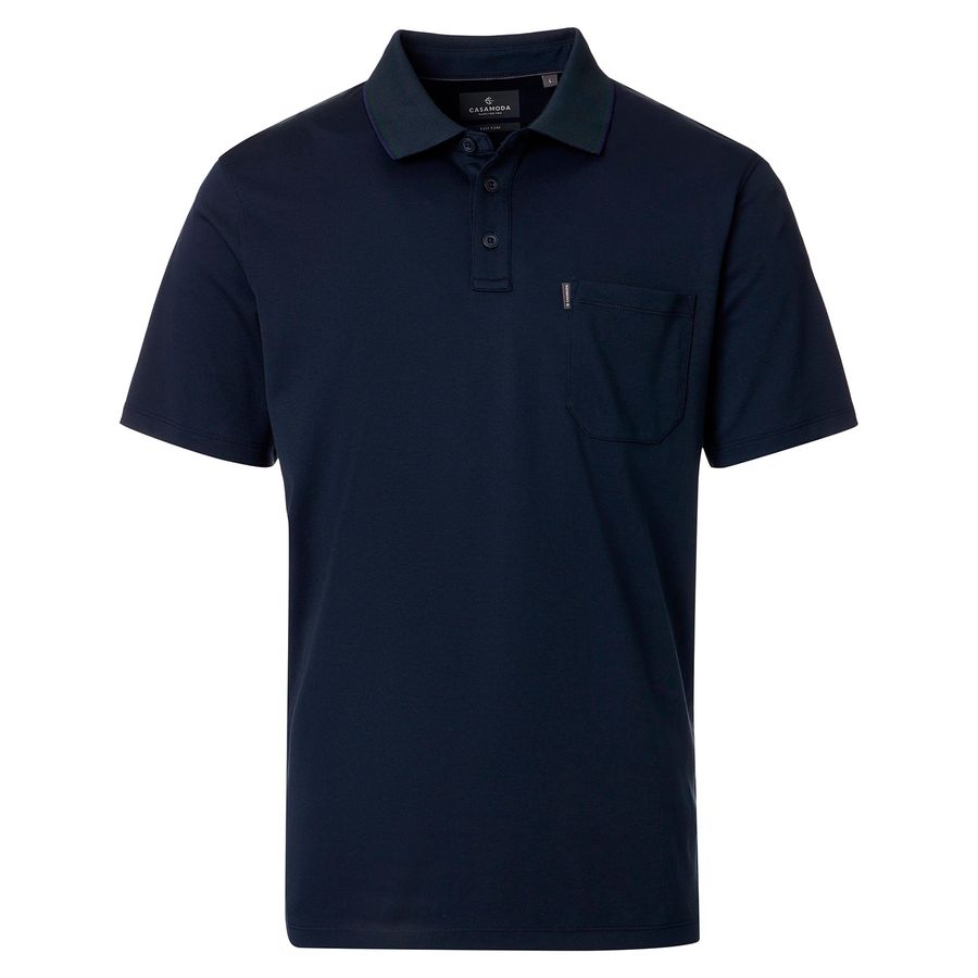 CasaModa Übergrößen Poloshirt marine "easy care"