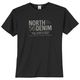 North56Denim Übergrößen T-Shirt schwarz cooler Print