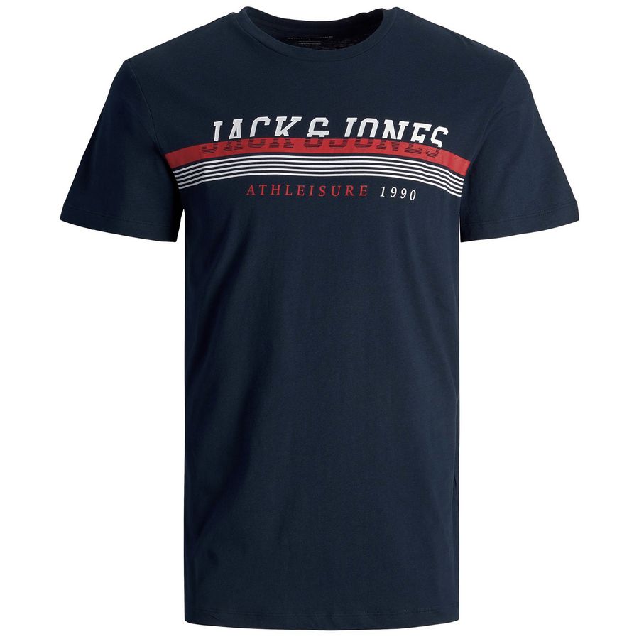 Jack&Jones XXL T-Shirt navy sportiver Logo-Print