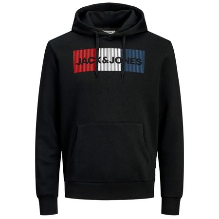 Jack&Jones XXL Hoodie schwarz cooler Logodruck