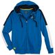 Redfield Sweatjacke Übergröße Colorblock royalblau