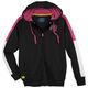 Redfield Sweatjacke Übergröße Colorblock schwarz