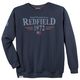 Redfield Übergrößen Logo Sweatshirt denimblau