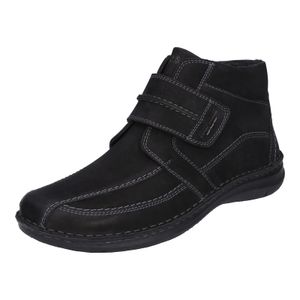 Josef Seibel XXL Leder Klett-Boots Anvers 95 schwarz