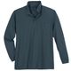 Ragman Softknit Langarm-Polo XXL rauchblau melange