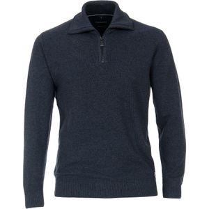 CasaModa Strick-Troyer XXL Struktur navy melange