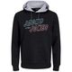 Jack&Jones Kapuzen-Sweater XXL schwarz Print 3D-Optik