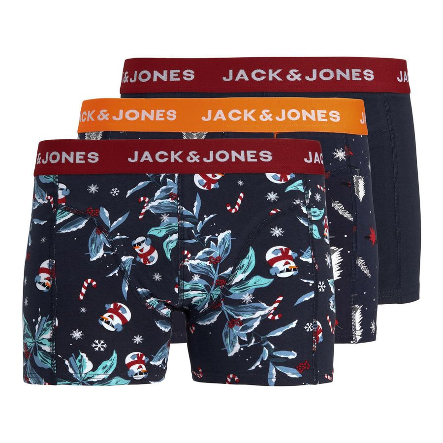 Jack&Jones 3er-Pack Weihnachts-Pants XXL navy