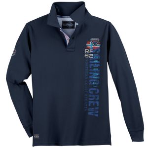 Redfield Langarm-Poloshirt XXL navy Sailing Crew