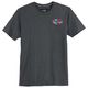 Redfield T-Shirt XXL Brustprint anthrazit melange