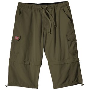 Abraxas Zipp-off-Bermuda khaki Übergröße