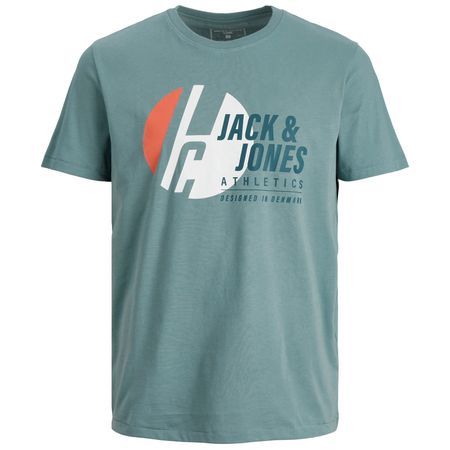 Jack&Jones T-Shirt Logo Übergröße mint JCOSPRING