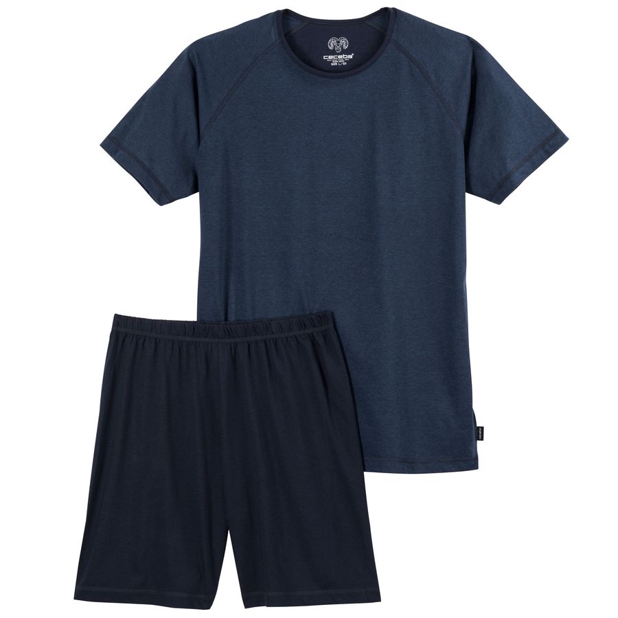 Ceceba Übergrößen Shorty navy/geringelt