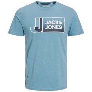 Jack&Jones T-Shirt XXL Logoprint frostblau JCOLOGAN