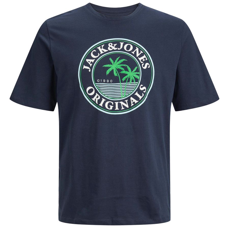 Jack&Jones Sommer-Logo T-Shirt XXL navy JORCODY