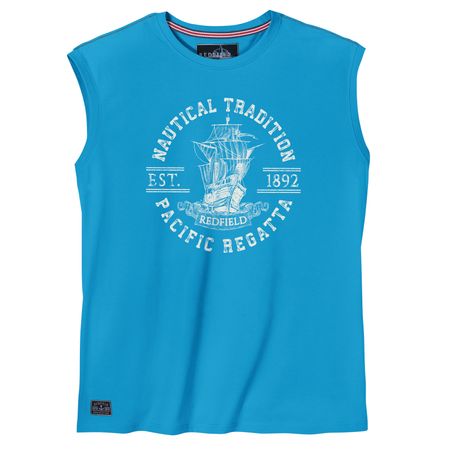 Redfield Übergrößen Tanktop Pacific Regatta türkisblau