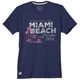 Redfield XXL T-Shirt denimblau Print Miami Beach