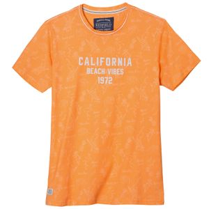 Redfield XXL T-Shirt orange Frontprint California