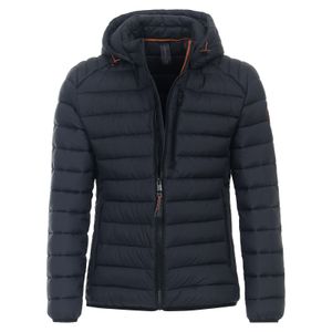 CasaModa XXL Steppjacke nachtblau abnehmbare Kapuze