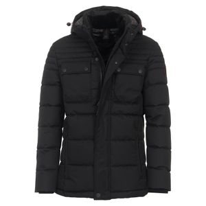 CasaModa Winter-Steppjacke Kapuze XXL schwarz