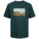 Jack&Jones XXL T-Shirt petrol Fotoprint JORHAYS