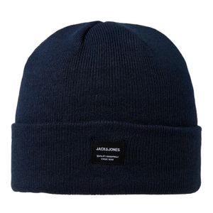 Jack&Jones feine Strick-Mütze navy JACDNA