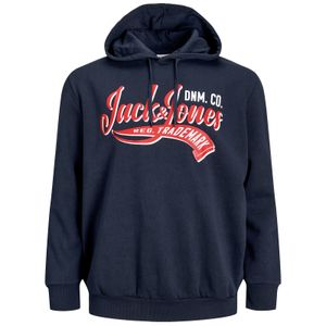 Jack&Jones Übergrößen Hoodie navy JJELOGO